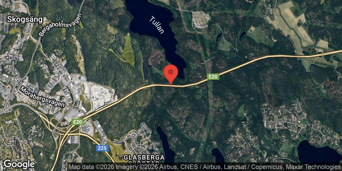 Fordonshaveri på E4 vid Tullan i riktning mot Södertälje – händelsen avslutad