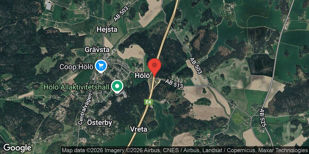 Bärgning avslutad efter lastbilshaveri vid Trafikplats Hölö på E4