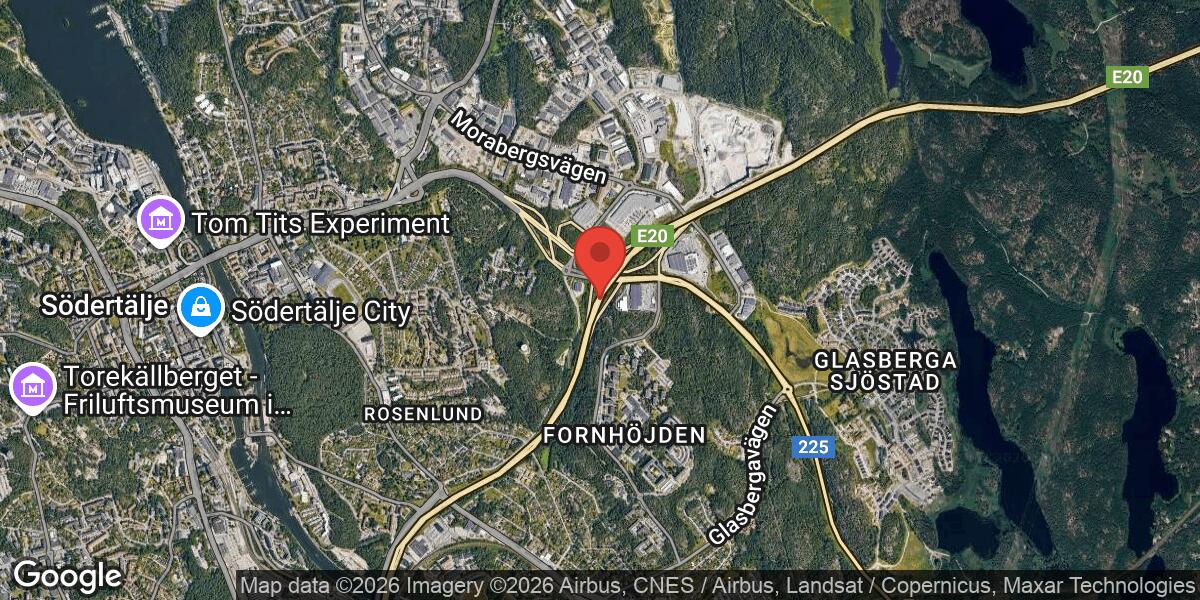 Fordonshaveri på E4 vid Trafikplats Moraberg påverkar trafiken mot Stockholm