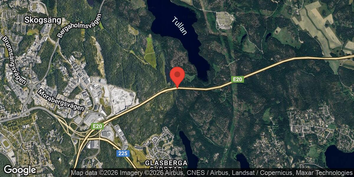 Fordonshaveri på E4 vid Getan i riktning mot Stockholm – händelsen avslutad