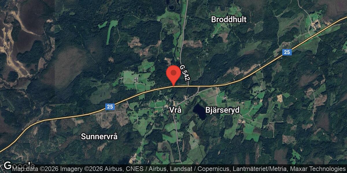 Vägarbete på Väg 25 mellan Boasjön och länsgräns Halmstad avslutat