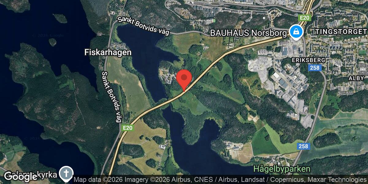 Fordonshaveri på E4 mellan Asptuna och Sjön Aspen påverkar trafiken