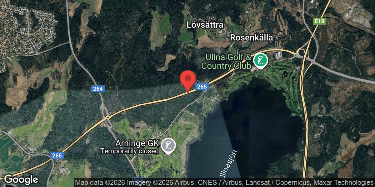 Fordonshaveri på väg 265 mellan Cirkulationsplats Mossen och Trafikplats Rosenkälla