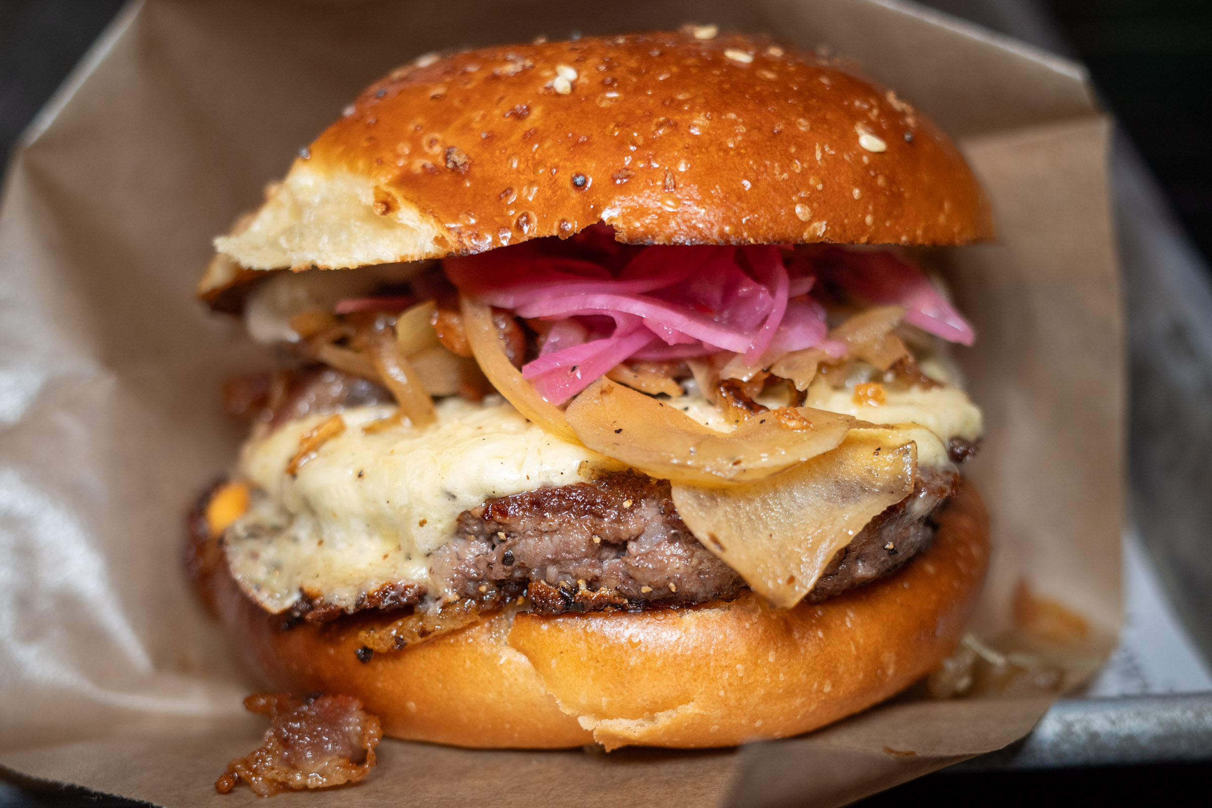 Rost på plats 24 bland Sveriges bästa burgare