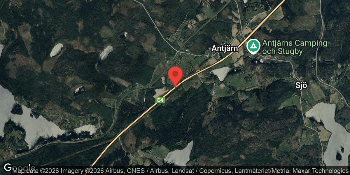 Bärgning av buss på E4 mellan Högsnäs och Antjärn avslutad