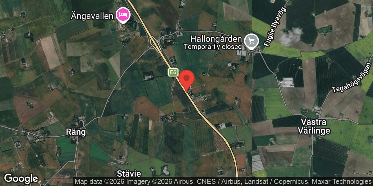 Singelolycka på E6 mellan Skegrie och Håslöv med stor påverkan