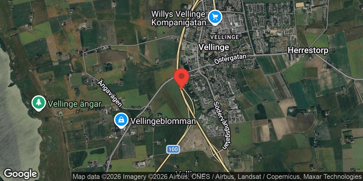 Fordonshaveri på E6 vid Vellinge påverkar trafiken mot Malmö