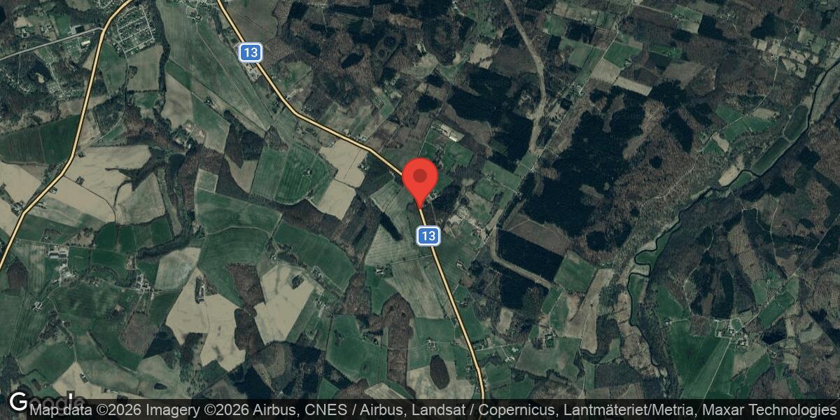 Vägarbete på Väg 13 mellan Billinge och Röstånga påverkar trafiken