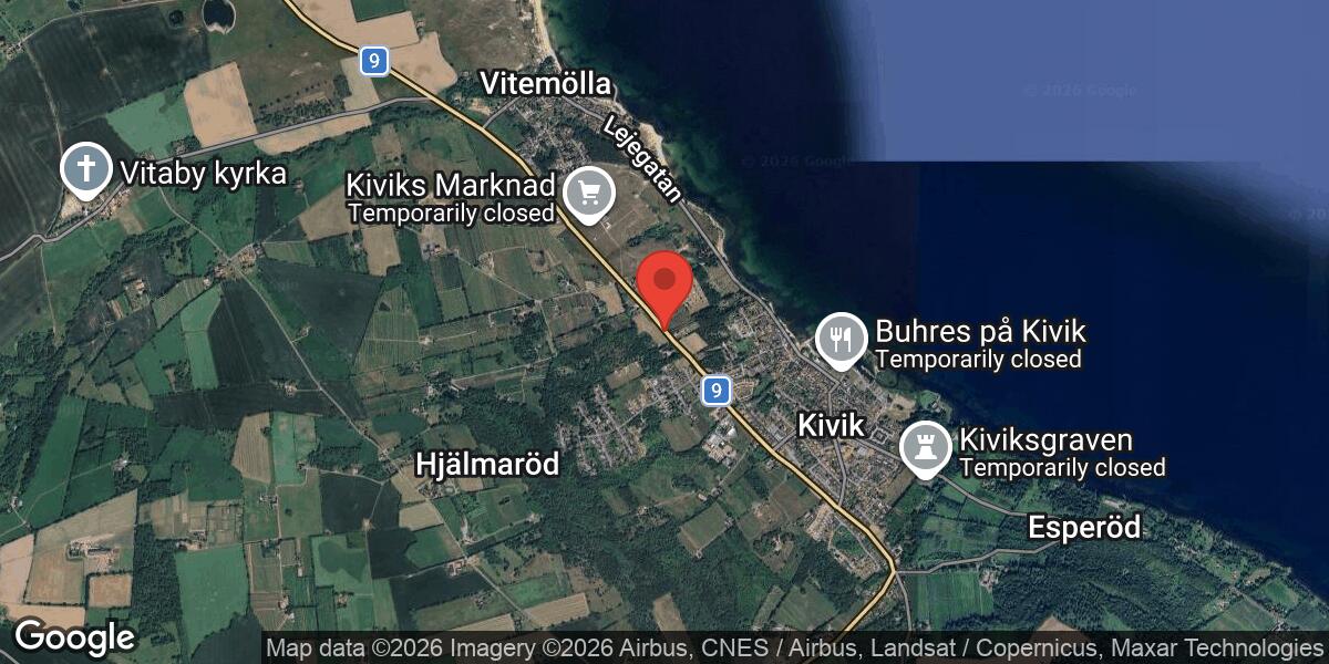 Singelolycka med lastbil norr om Kivik på väg 9