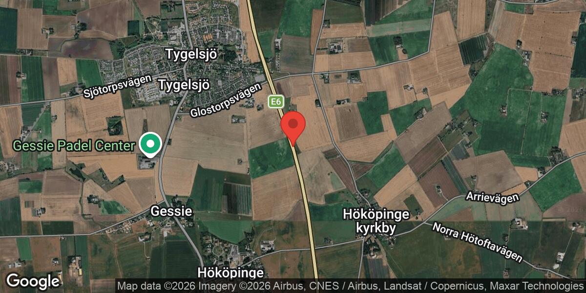 Singelolycka på E6 norr om Vellinge påverkar trafiken mot Malmö