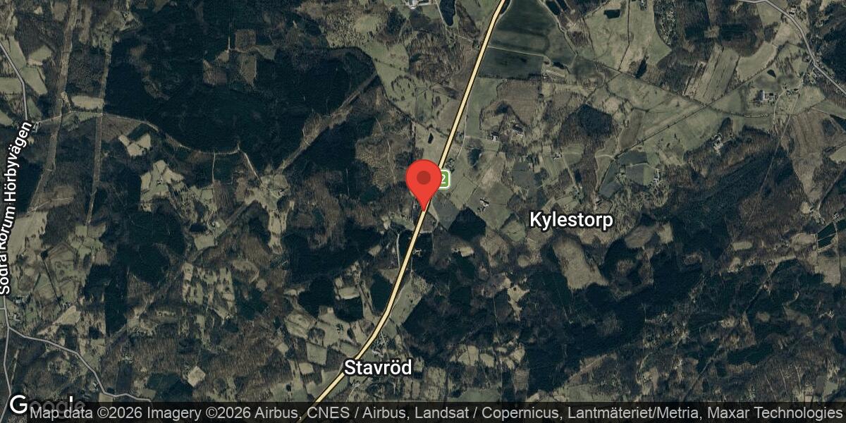 Trafikolycka med flera fordon på E22 mellan Ekeröd och Hörby Norra