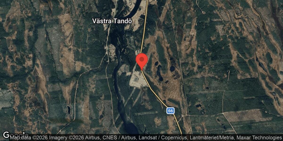 Vägarbete på väg 66 vid Tandö avslutat