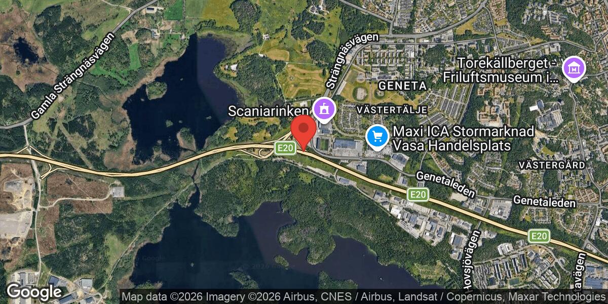 Vägarbete på E20 vid Trafikplats Vasa påverkar trafiken mot Strängnäs