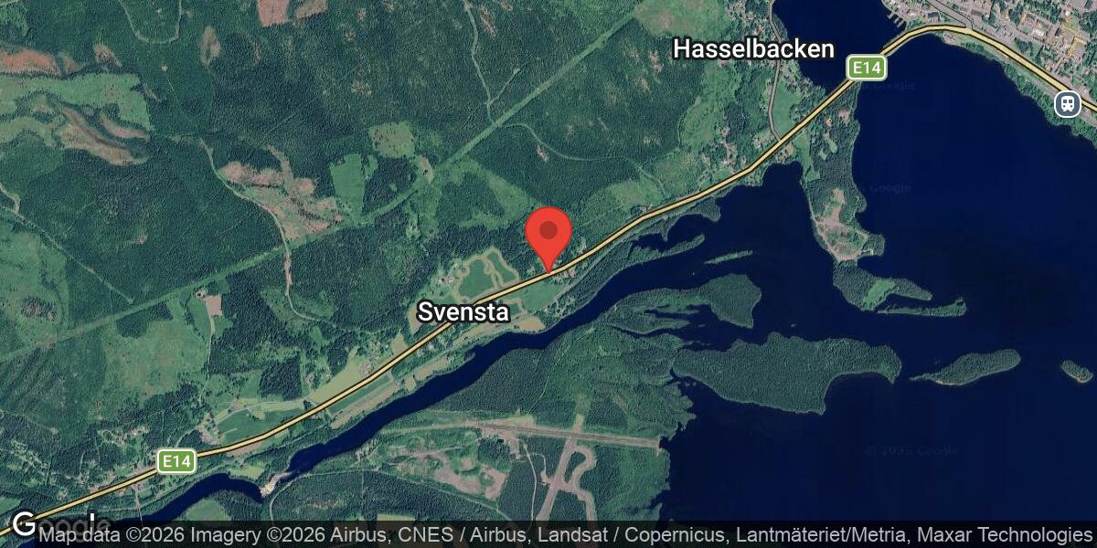 Personbilshaveri på E14 mellan Tossön och Hårsta påverkar trafiken