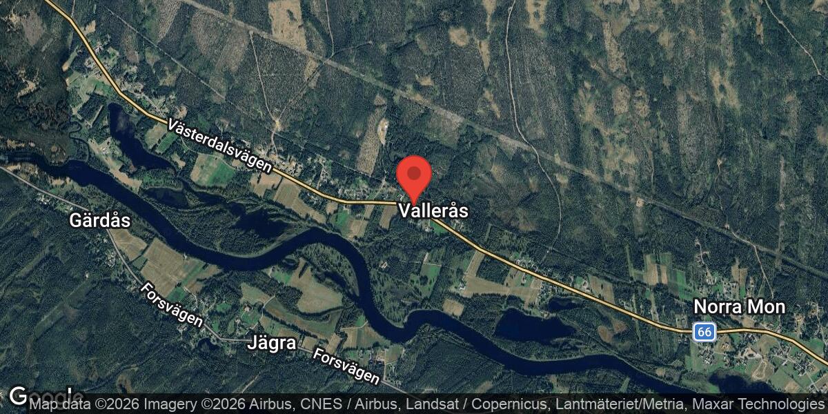 Viltolycka med älg på väg 66 söder om Malungsfors påverkar trafiken