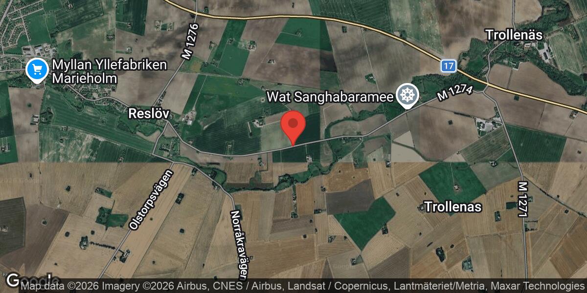 Vägarbete med stor påverkan på väg 1274 mellan Reslöv och Trollenäs