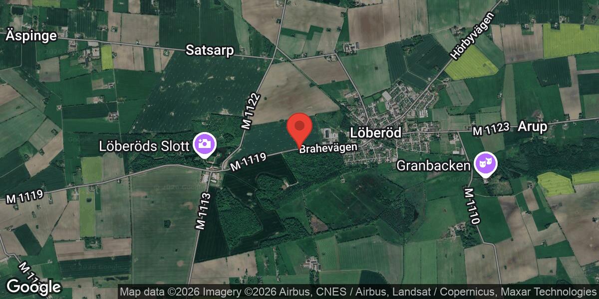 Vägarbete med stor påverkan på väg 1119 mellan Löberödsgård och Löberöd