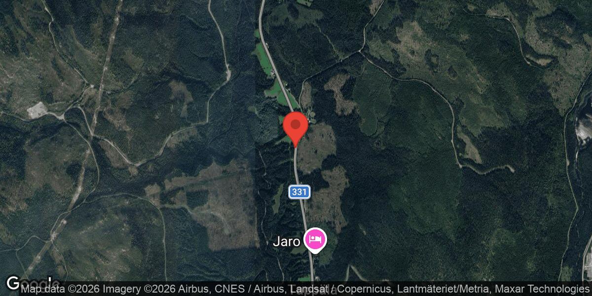 Bärgning av lastbil på väg 331 mellan Viksjö och Sörgraninge avslutad