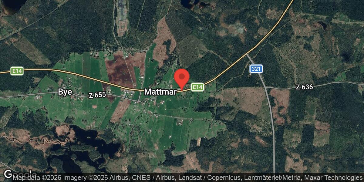 Älg på vägen orsakade stor påverkan på E14 mellan Mattmar Ö och Mattmars Kyrka