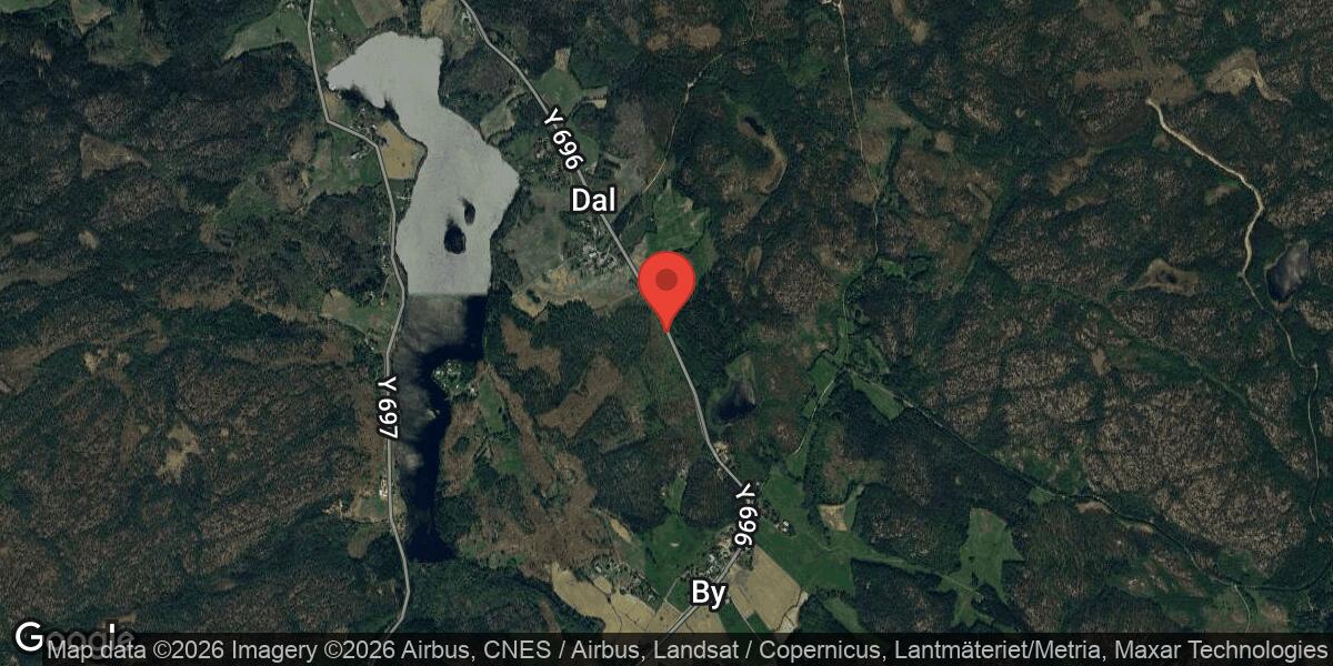 Viltolycka på väg 696 vid Hov orsakar stor påverkan