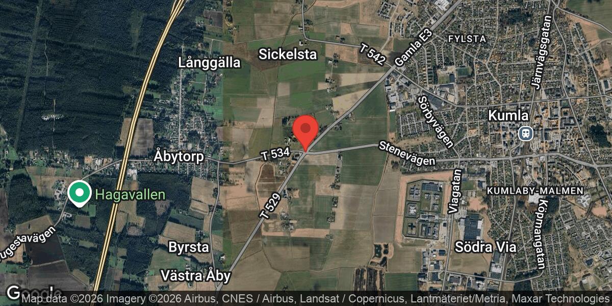 Olycka med två personbilar på väg 534 mellan Åbytorp och Stene