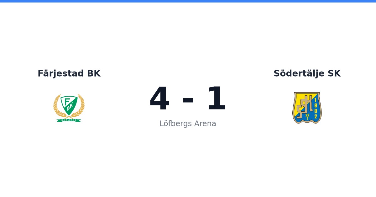 Färjestad BK Hockeymatch på Löfbergs Arena