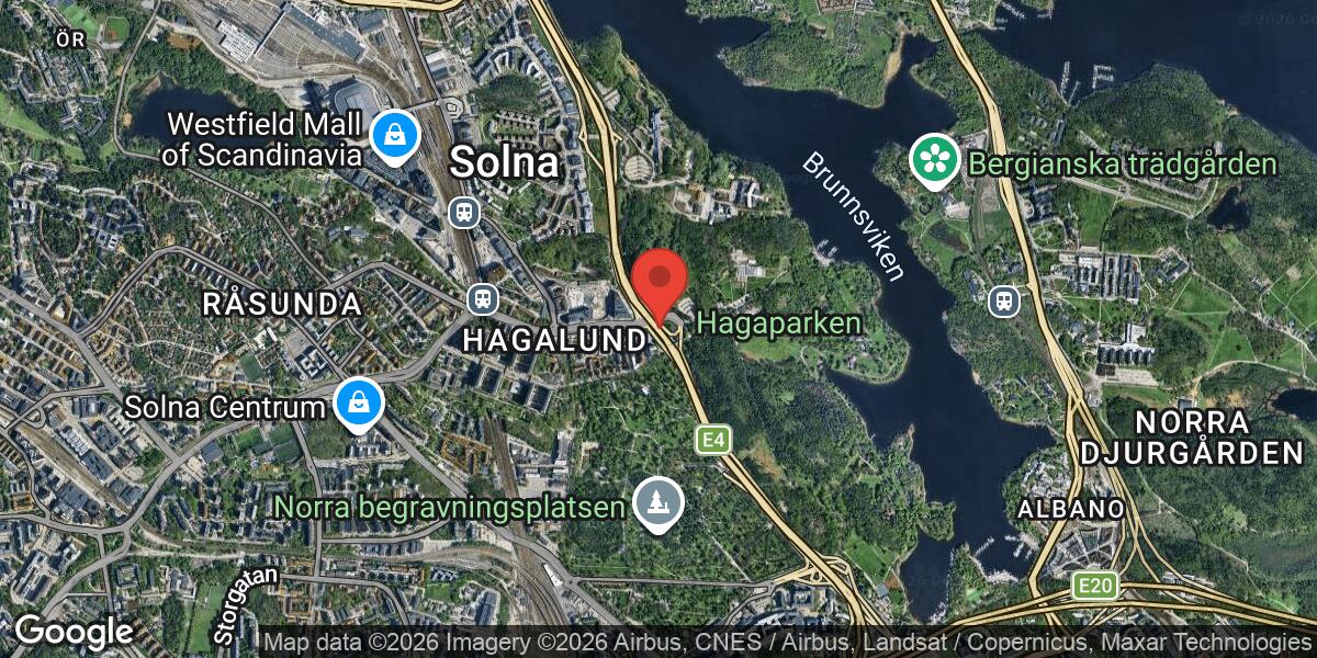 Räckesarbete på E4 vid Trafikplats Haga Norra påverkar trafiken mot Uppsala