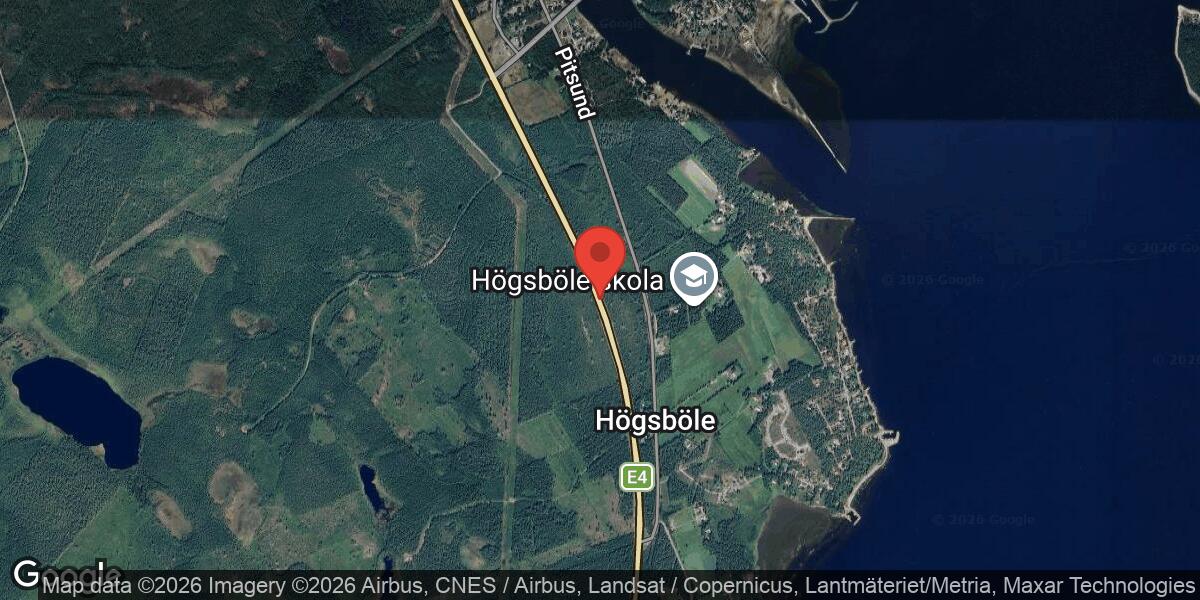 Singelolycka på E4 vid Högsböle påverkar trafiken mot Haparanda