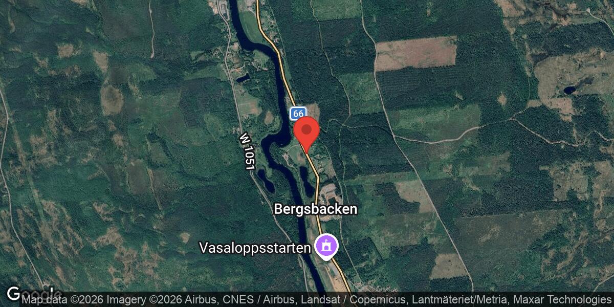 Väg 66 avstängd under Vasaloppet den 1 mars