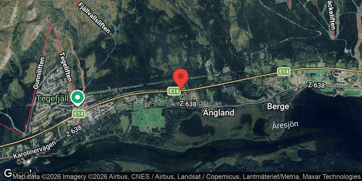 Olycka mellan två personbilar på E14 med stor påverkan på trafiken