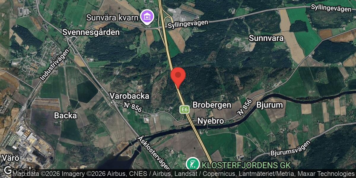 Vägarbete med stor påverkan på E6 mellan Varberg N och Värö