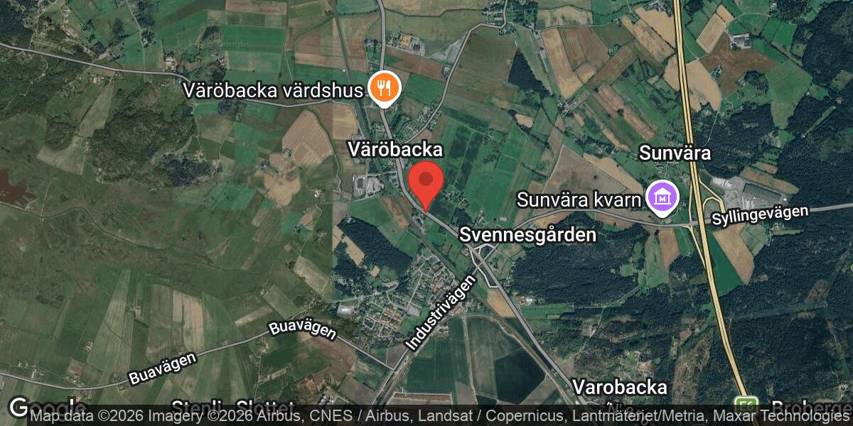 Två personbilar kolliderade på väg 845 vid Väröbacka