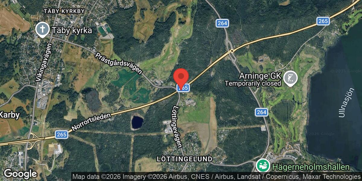 Vägarbete med stor påverkan på väg 265 vid Löttingetunneln mot Häggvik