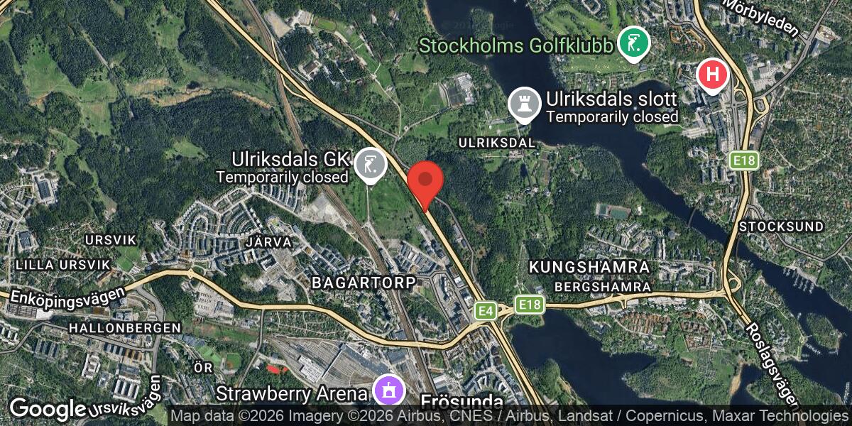 Belysningsarbete på E4 mellan Järva Krog och Frösunda avslutat