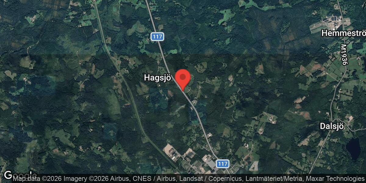 Påkörd älg orsakade stor påverkan på väg 117 mellan Bjärnum och Vittsjö