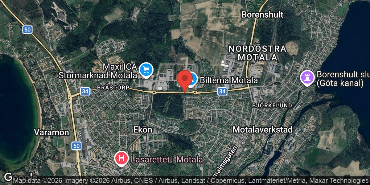 Vägarbete på Väg 34 vid Östermalmsgatan i Motala avslutat