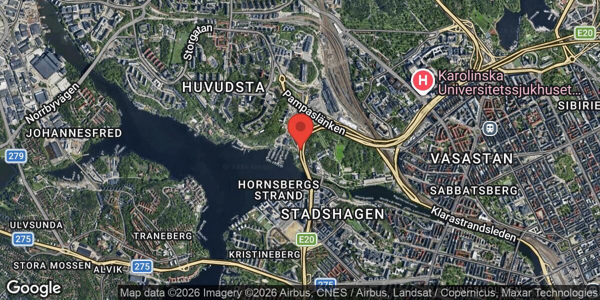 Fordonshaveri på E4 vid Trafikplats Tomteboda påverkar trafiken mot Södertälje