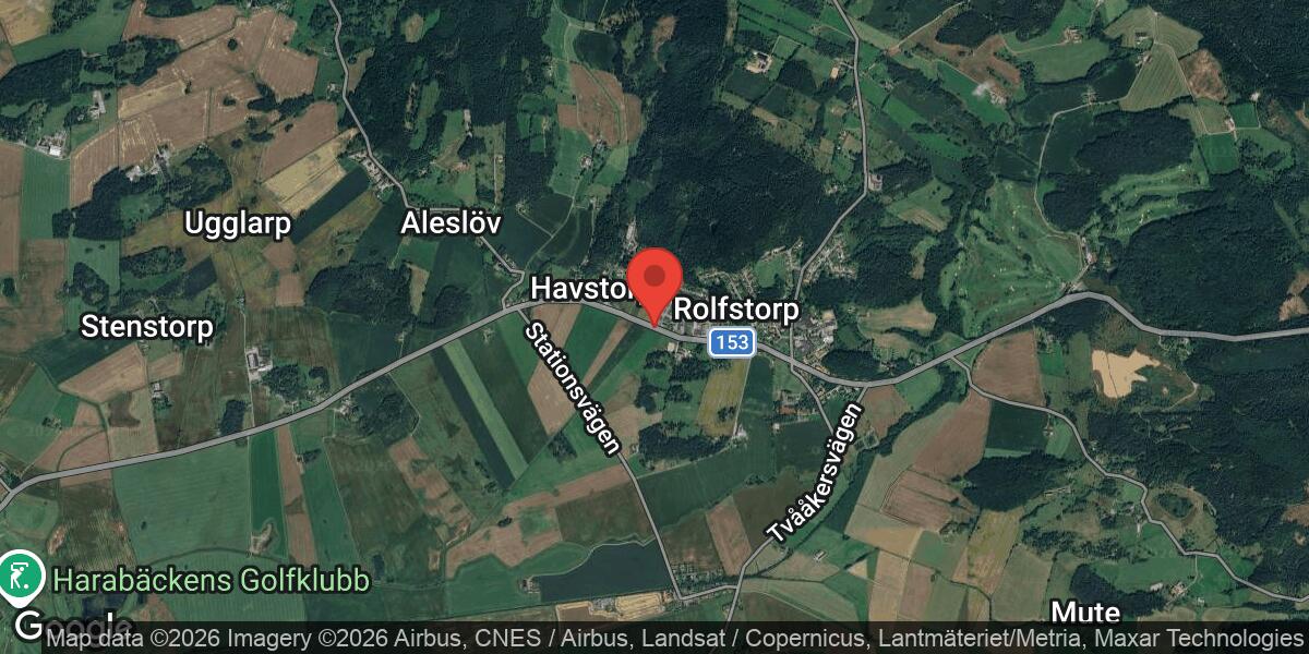 Singelolycka på väg 153 mellan Havstorp och Rolfstorp med stor påverkan