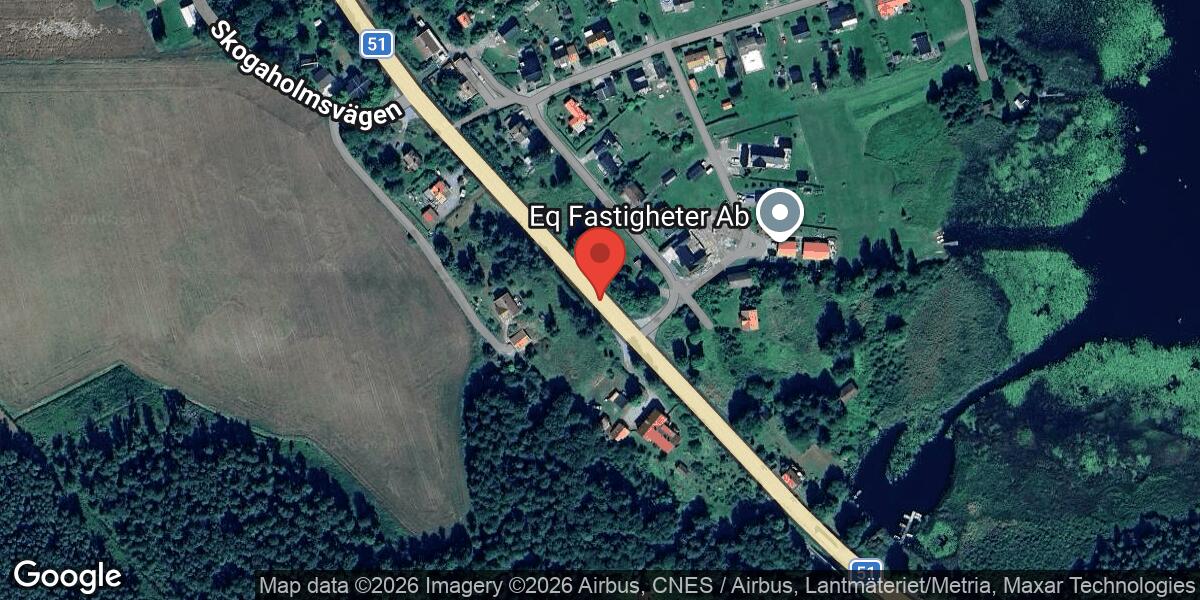 Lastbil bärgades på väg 51 mellan Glottra och Svennevad