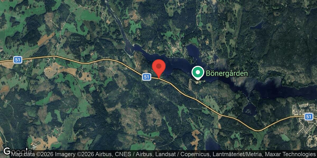 Häst på vägen orsakade stor påverkan på väg 51 vid Sonstorp