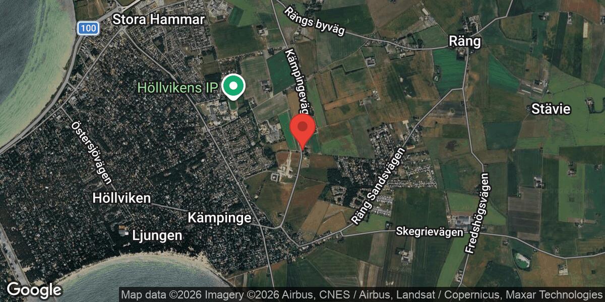 Singelolycka på väg 585 mellan Kämpinge och St Hammars gamla kyrka