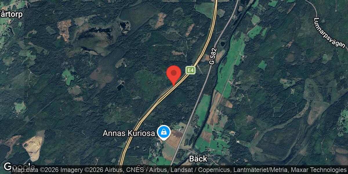 Vägarbete på E4 mellan Ljungby S och Hamneda avslutat