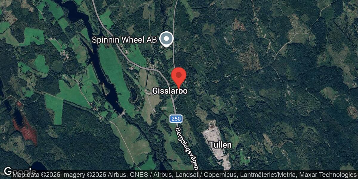 Tung transport blockerade väg 659 mellan Gisslarbo och Färna