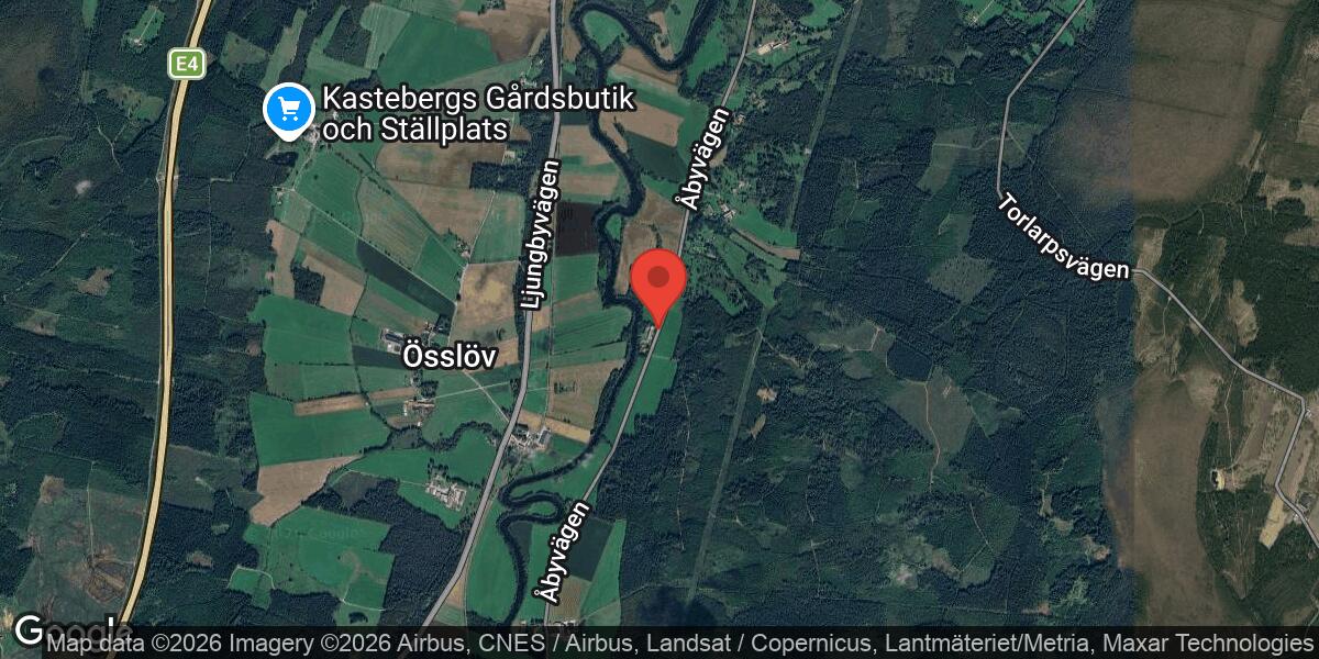 Trafikolycka på väg 616 norr om Ljungby med stor påverkan