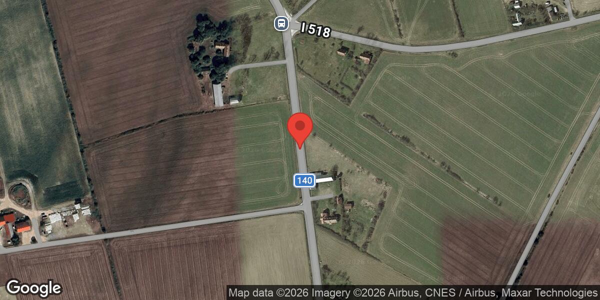 Vägarbete med växelvis trafik på väg 140 mellan SO Bols och NO Bols