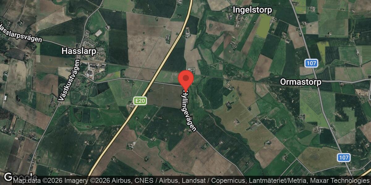 Olycka med stor påverkan på väg 1766 mellan Hasslarp S och L Hyllinge