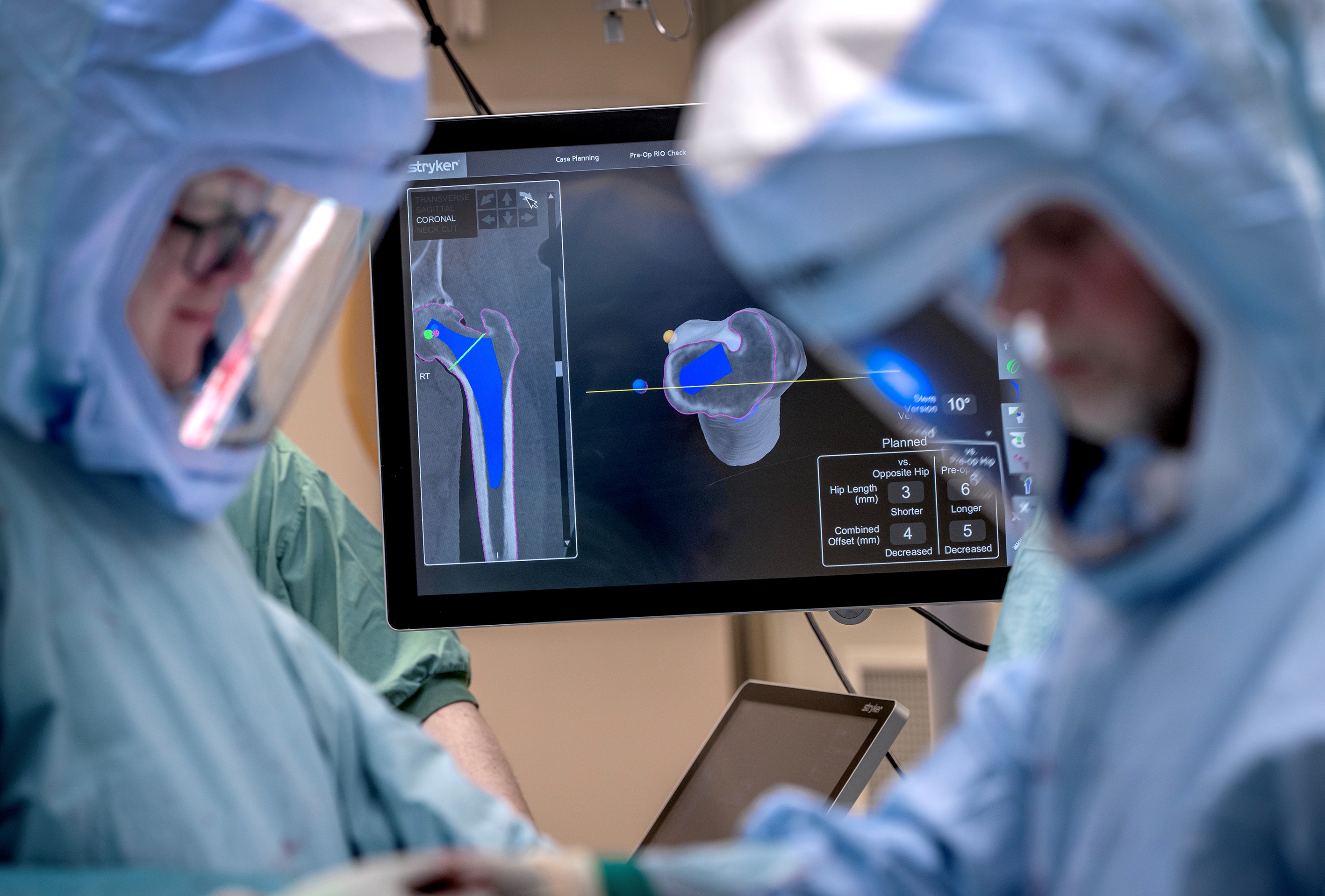 Lindesbergs lasarett först bland regionerna med robotassisterade höftoperationer