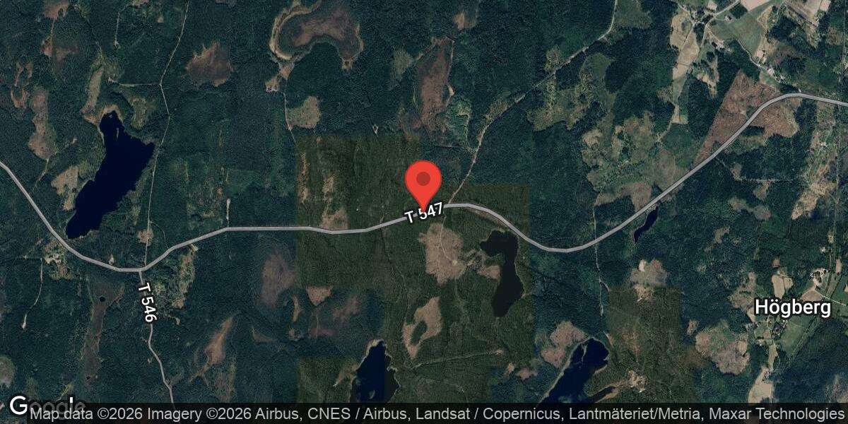 Uppröjningsarbete på väg 547 mellan Degerfors och Hedet påverkar trafiken