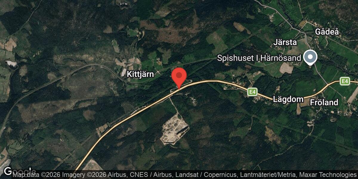 Lastbilshaveri orsakade stor påverkan på E4 mellan Fröland och Tjärnsjö