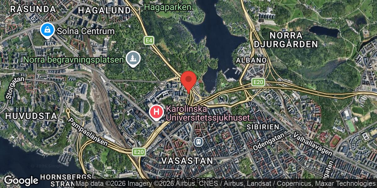 Fordonshaveri på E4 vid Hagatunneln i riktning mot Uppsala